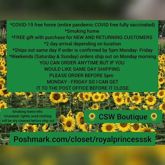 🗣 CSW BOUTIQUE INFO! - Picture 1 of 1